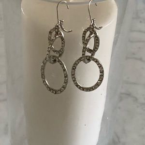 Silver chandelier earrings